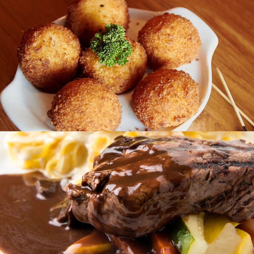 Comida servida nos eventos